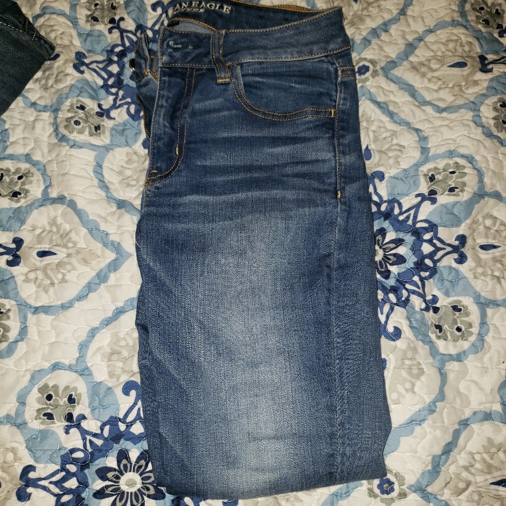 light wash blue jeans